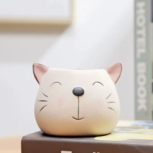 Ceramic Cat Planter