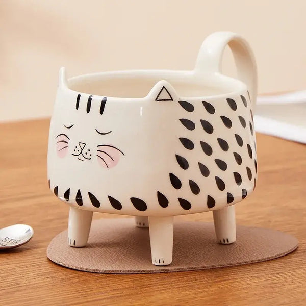 Ceramic Cat Mug / Vase